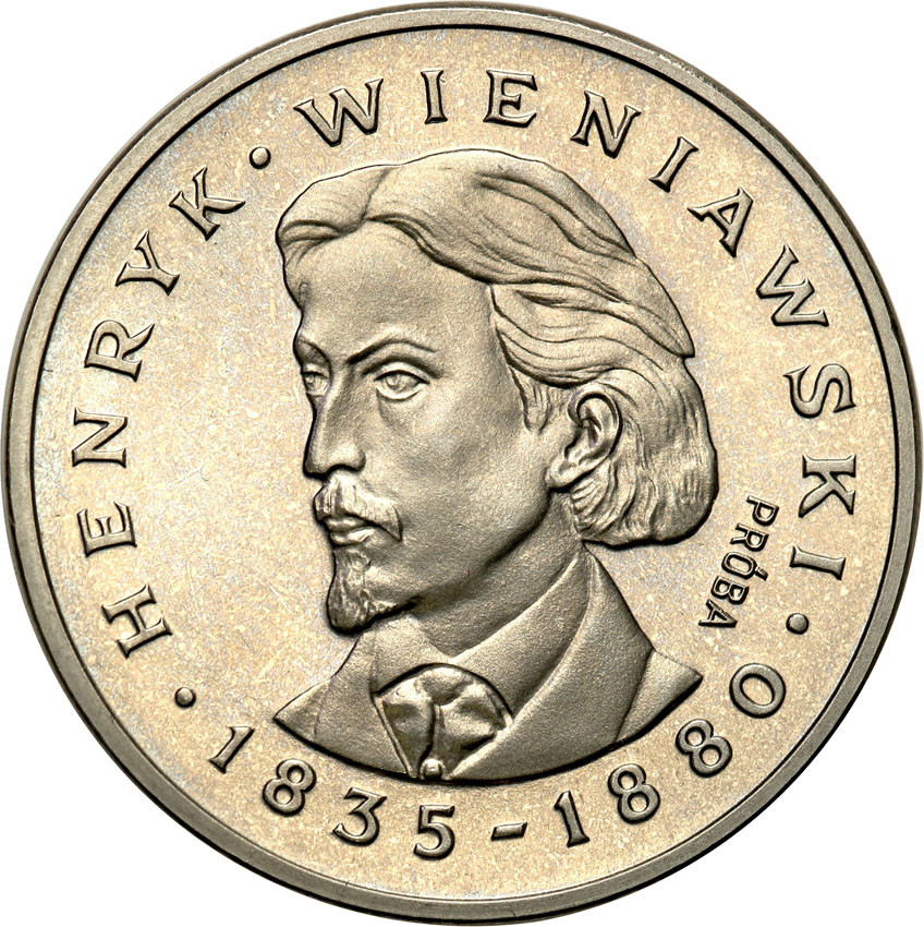 PRL. PRÓBA Nikiel 100 złotych 1979 Wieniawski